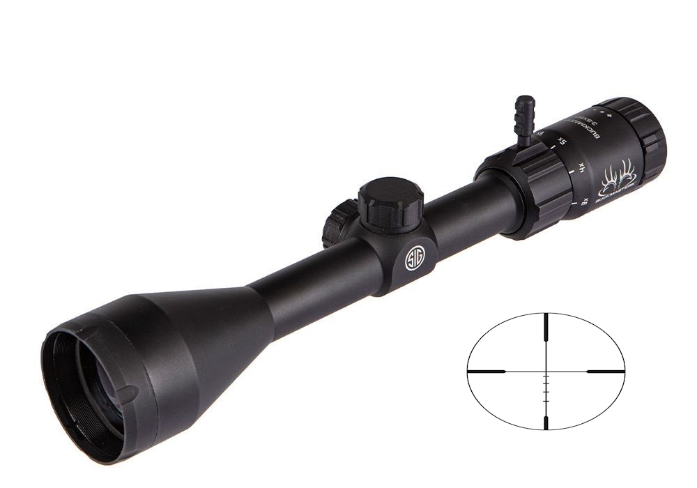 SIG SAUER BUCKMASTERS 3-9X50 BDC BLACK
