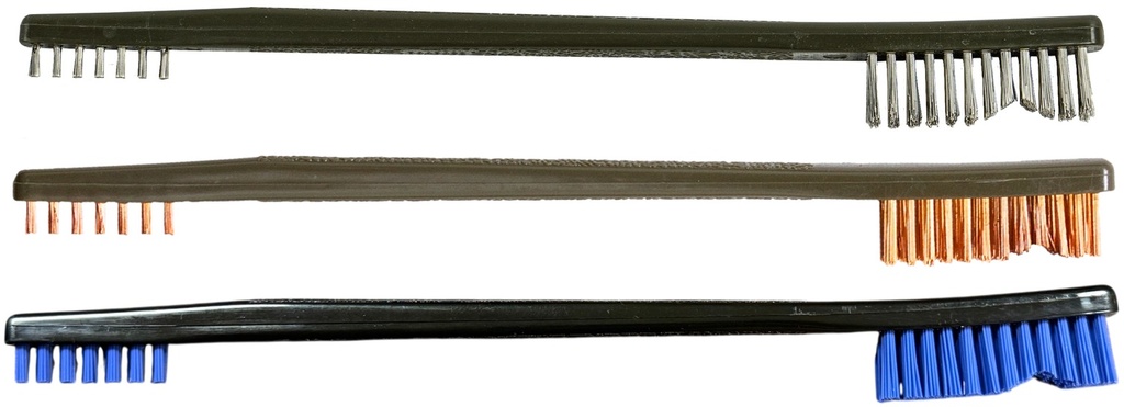 Pro-Shot PROSHOT AP-3PK  NYLON/BRONZE/SS AP UTIL BRUSH 3PK