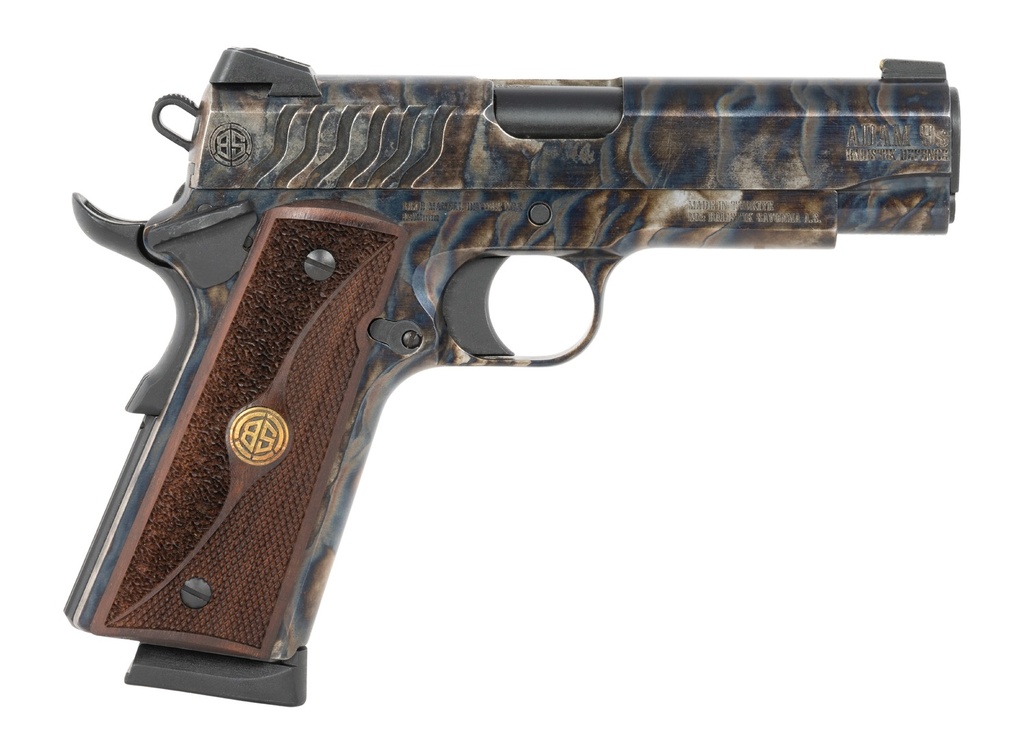 Breda/Dickinson Dickinson LLC DKSN9FS Adam 1911 Fireball Full Size 9mm Luger 9+1 4.37" Steel Serrated Slide, Steel Frame w/Beavertail