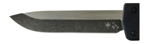 TEMPLAR KNIFE TEMP M3-BR-33-1 SLIM G3 ZINC BLACK RUBBER DROP
