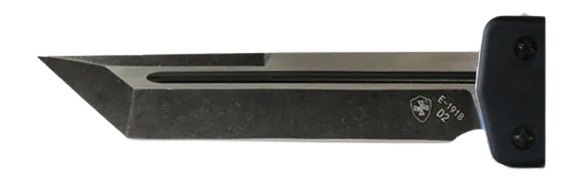 TEMPLAR KNIFE TEMP S3-BR-23-1 SML  G3 ZINC BLK RUBBER TANTO