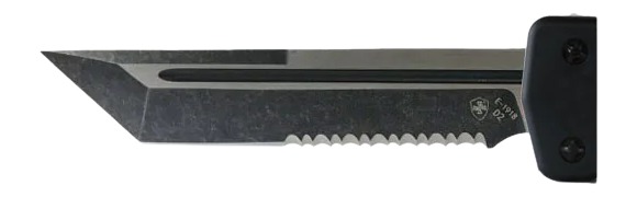 TEMPLAR KNIFE TEMP S3-BR-53-1 SML  G3 ZINC BLK RUBBER TANTO  SER