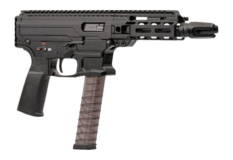 PW ARMS INC Panzer Arms PAARP9PCCB ARP9 9mm Luger 33+1 6.50" Black Barrel, Black Aluminum Receiver w/Picatinny Rail, Rear Picatinny Rail, Black Polymer Grip, Ambidextrous