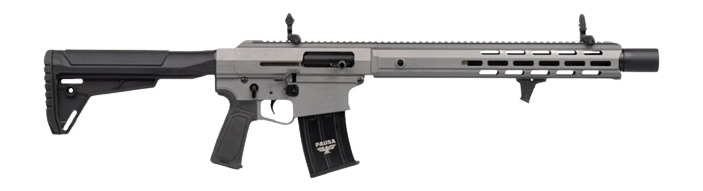 PW ARMS INC Panzer Arms PAAR12PROGLF AR12 Pro-L 12 Gauge Semi-Auto 3" 5+1 18.50" Black Barrel, Tactical Gray Cerakote Aluminum Receiver w/Picatinny Rail, M-LOK Handguards, Gray Synthetic Stock, Black Polymer Grip