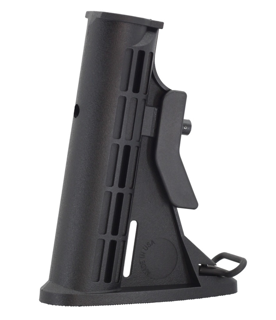 JE MACHINE PS-ST2B         MILSPEC ADJ STOCK BLACK