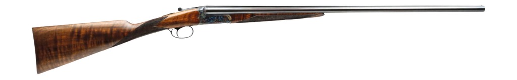 Breda/Dickinson Dickinson LLC  Estate 28 Gauge Break Open 2.75" 2rd 30" Side By Side Barrel, True Bone-Charcoal Case Hardening Receiver, English Style Turkish Walnut Stock