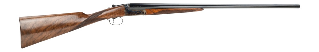 Breda/Dickinson Dickinson LLC  Estate Break Open 2.75" 2rd 28" Side By Side Barrel, True Bone-Charcoal Case Hardening Receiver, English Style Turkish Walnut Stock