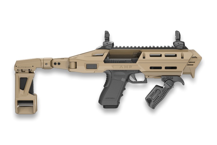 FAB FX-AMPPROSL-10A1T CON KIT W/BRACE GLOCK 17/19 FDE