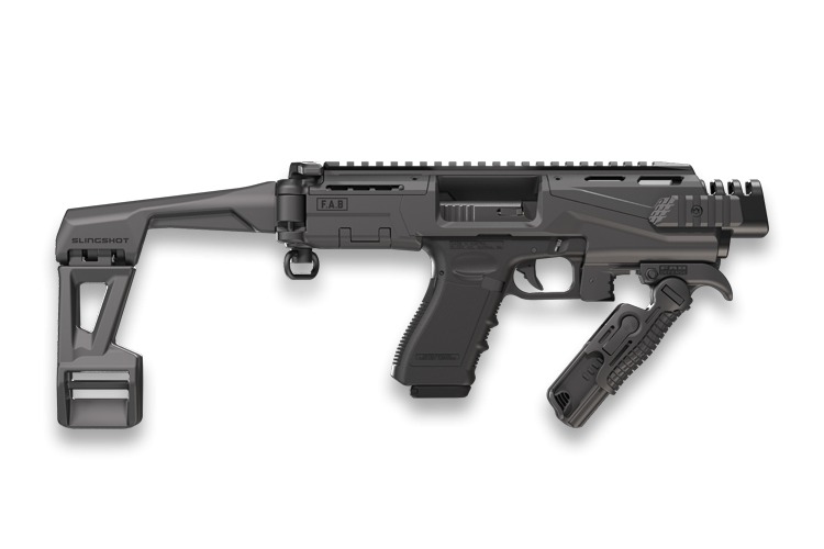 FAB FX-KSCOUTSLB      CON KIT W/BRACE GLOCK 17/19 BLACK