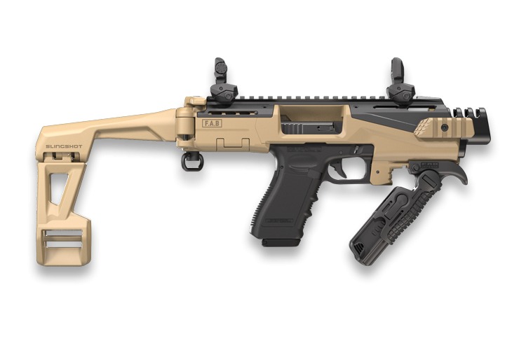 FAB FXKSCOUTSLAT  ADV CON KIT W/BRACE GLK17/19 FDE