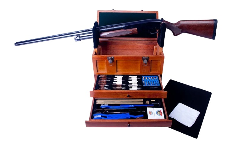 DAC TBX 96-W  63PC UNV GUN CLEANING KIT WOODEN BOX