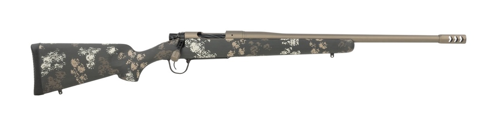 Christensen Arms 8010139000 Mesa FFT 25 Creedmoor 4+1 20" Smoked Bronze Cerakote Threaded Barrel, Drilled & Tapped Receiver, Carbon w/Green & Tan Accents Sporter FFT Carbon Fiber Stock, Right Hand