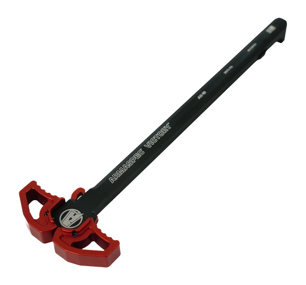 ARMASPEC ARM164-RED VICTORY CHRGING HANDLE AR10 COMP