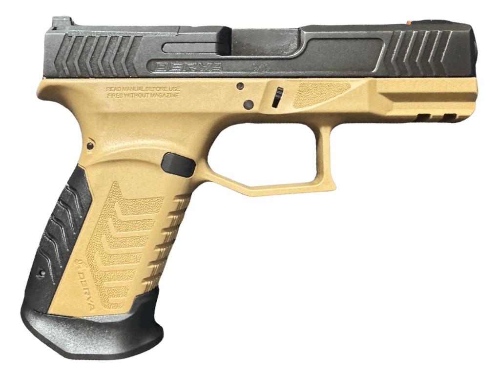 Derya Firearms 10L.DY9.BROTSS.US DY9  9mm Luger 10+1 4.02" Black Nitride Stainless Steel Optic Cut Slide, ODG Brown Polymer Frame w/Picatinny Rail, Interchangeable Backstrap Grip