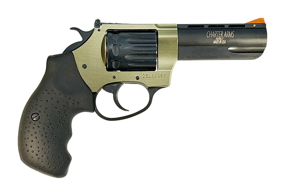 Charter Arms 52336 Pathfinder II Small Frame 22 WMR 8 Shot 3.50" Black Passivate Steel Barrel & Cylinder, OD Green Anodized Aluminum Frame, Transfer Bar Safety, Exposed Hammer