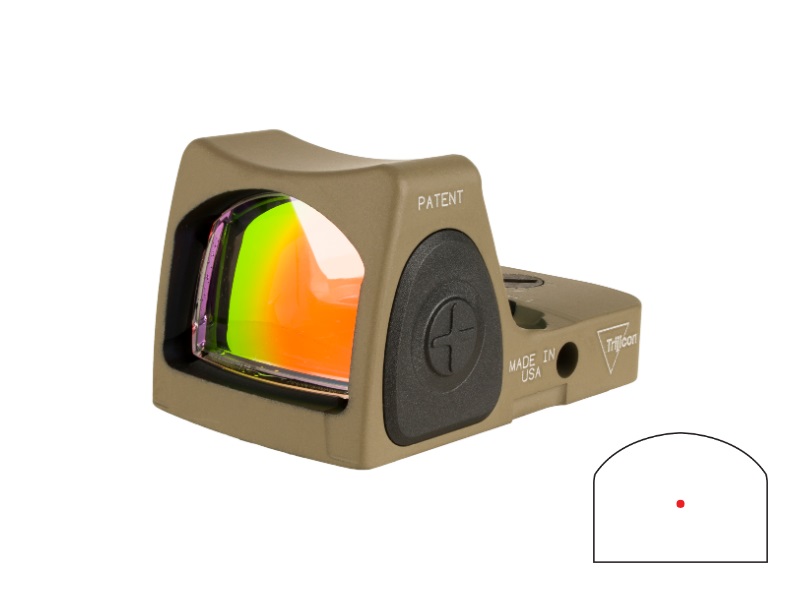 Trijicon RMR TYPE 2 AS LED 3.25 MOA FDE