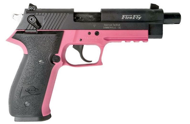 American Tactical Inc GSG FIREFLY 22LR PINK 4.9" THREADED BARREL