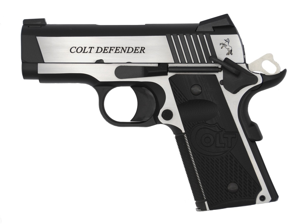 Colt DEFENDER 45ACP SS/BK 3" 7+1 NS