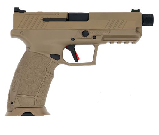 Tisas PX-9 9MM DUTY 4.6" 20+1 FDE THREADED BARREL