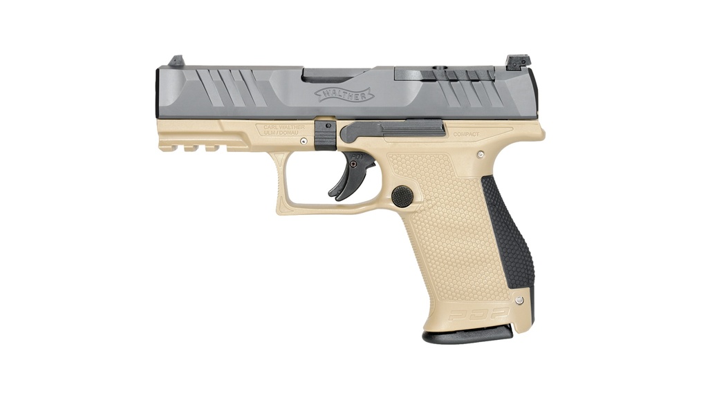 Walther Arms PDP 9MM COMPACT 4" BLACK/TAN OR 10+1