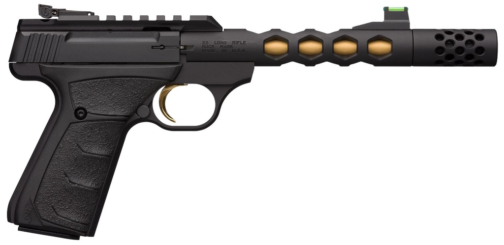 Browning BUCKMARK + VISION BK/GLD 5.9"