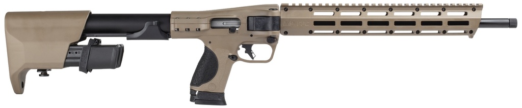 Smith and Wesson M&P FPC 9MM 16.25" 23+1 FDE