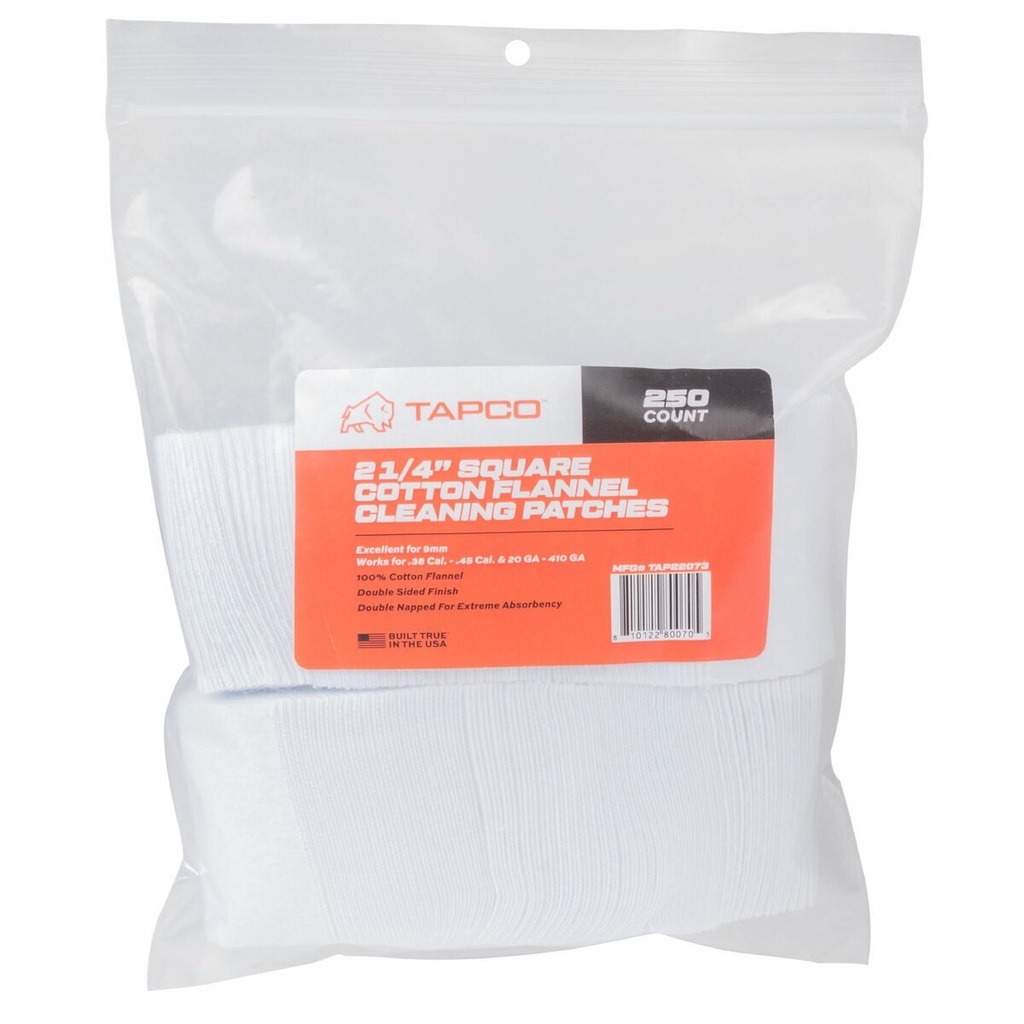 Tapco SQUARE PATCHES 2.25" 250 COUNT