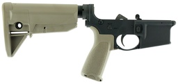 Bravo BCM LRGSTKMOD0FDE BCM Lower MOD 0 Multi-Caliber 7075-T6 Aluminum Black Cerakote Synthetic Flat Dark Earth Pistol Grip & Stock for AR-Platform