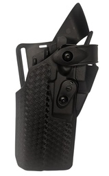 Safariland 7360RDS8325481 7360RDS  7TS Black Compatible w/ 17 Gen5, SureFire X300U, Basketweave Finish, Right Hand